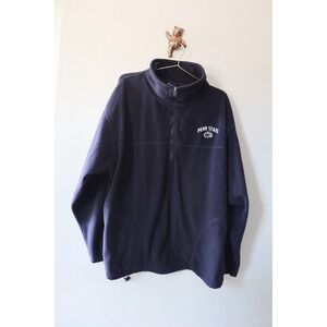Penn‎ State Nittany Lions 1/4 Zip Pullover Fleece Navy XL NCAA
